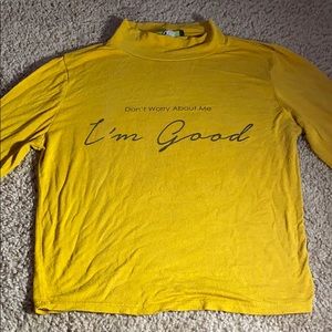 Long sleeve turtleneck shirt